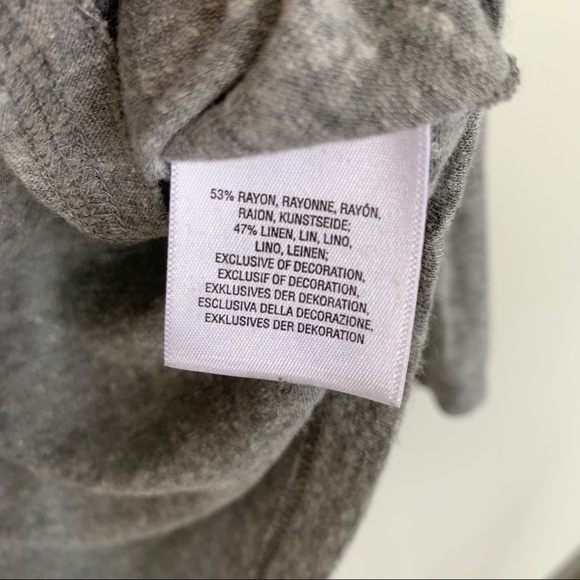 Anemia + Kin Anthropologie Gray Top Size XS - Picture 6 of 12